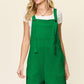 Double Take Full Size Textured Shortalls Shortalls