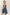 ADORA Smocked Back Square Neck Denim Dress Knee Length Dresses