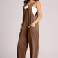 Lovelet V-Neck Wide Strap Overalls - DAVERRI FASHIONS