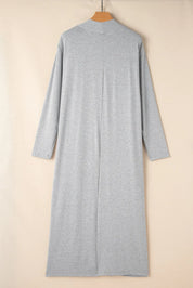 Open Front Long Sleeve Cardigan and Pants Lounge Set | Loungewear Sets Daverri Fashions