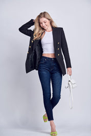 Artemis Vintage High Rise Full Length Skinny Jeans | Jeans Daverri Fashions