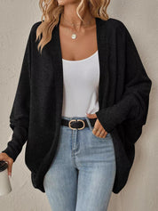 Cozy Oversized Open Front Knit Cardigan | Cardigans Daverri Fashions