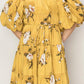 HYFVE Floral Puff Sleeve Tiered Dress Maxi Dresses