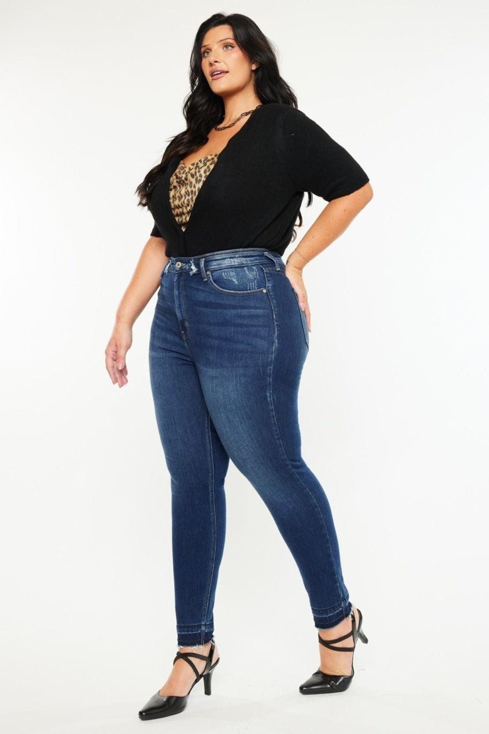Kancan Full Size High Rise Ankle Skinny Jeans | Daverri Fashions