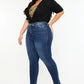 Kancan Full Size High Rise Ankle Skinny Jeans - DAVERRI FASHIONS