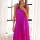 ADORA Textured Wide-Leg Jumpsuit Cerise Jumpsuits