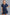 Umgee Full Size Raw Hem Folded Sleeve Tiered Dress Plus Size Dark Navy XL Mini Dresses