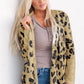 Printed Long Sleeve Cardigan - DAVERRI FASHIONS