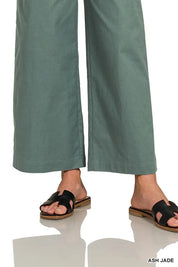 Zenana Woven Knot Strap Overalls | Overalls Daverri Fashions