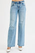RISEN Full Size Low Rise Ankle Boyfriend Distressed Jeans Plus Size MEDIUM Jeans