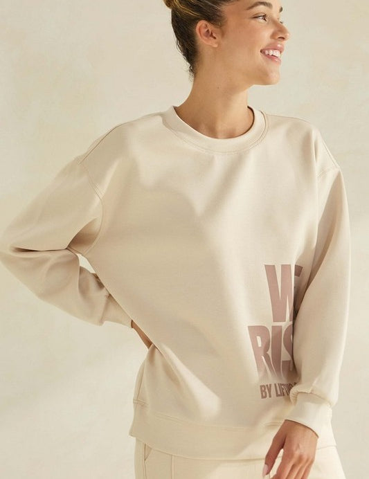 We Rise by Lifting Others Ultra Comfy Sweatshirt Plus Size | Sweatshirts Daverri Fashions