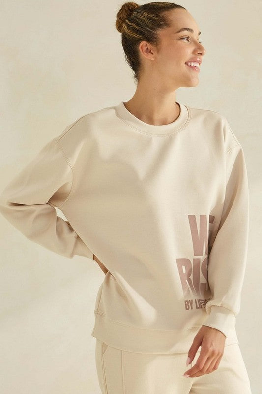 We Rise by Lifting Others Ultra Comfy Sweatshirt Plus Size | Sweatshirts Daverri Fashions