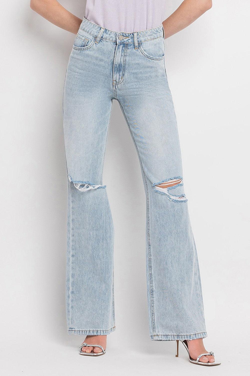 Vervet by Flying Monkey 90'S Vintage Super High Rise Flare Jeans Jeans