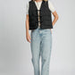 Umgee Heart Quilted Tie-Front Vest