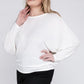 Zenana Plus Batwing Sleeve Knit Top-Casual Comfort Shirts & Tops
