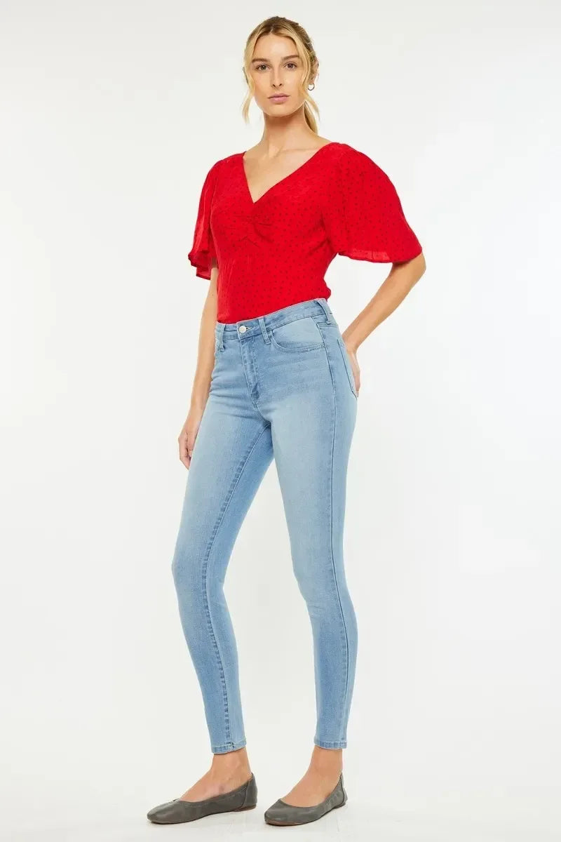 Kancan High Rise Super Skinny Jeans - DAVERRI FASHIONS