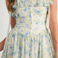 MABLE Floral Printed Shoulder Strap Midi Dress