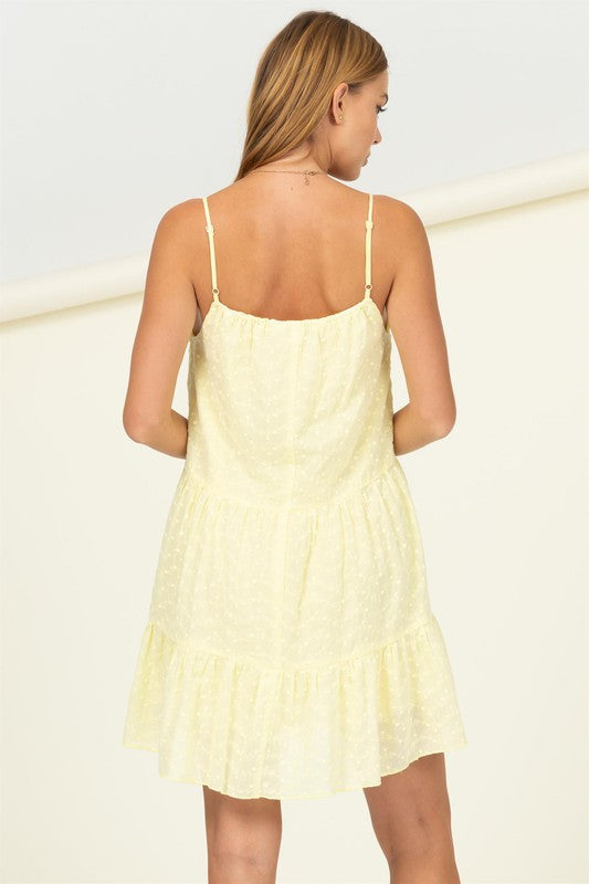 Eyelet Tiered Cami Dress Cami Dresses