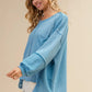 BiBi Oversized Pocket Front Sweatshirt - DAVERRI FASHIONS