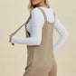 Double Take Textured Shortalls Plus Size Shortalls