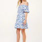 And The Why Off Shoulder Bubble Sleeve Dress Mini Dresses