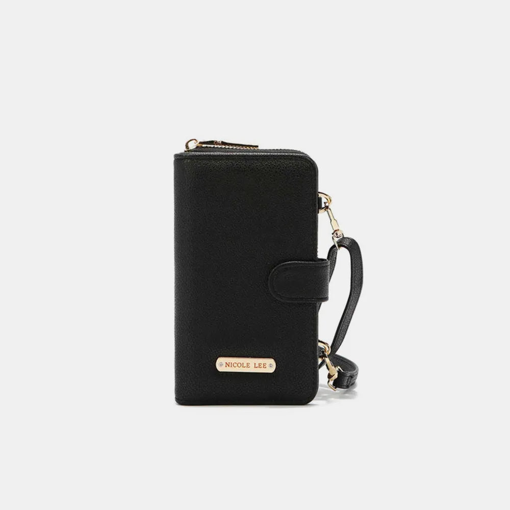 Nicole Lee USA 2 Piece Phone Case Crossbody Wallet Wallets