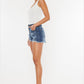 Kancan Distressed Button Fly Denim Shorts Denim Shorts