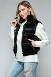 Snobbish Fine Fur Lining Quilted Vest | Vest Jackets Daverri Fashions