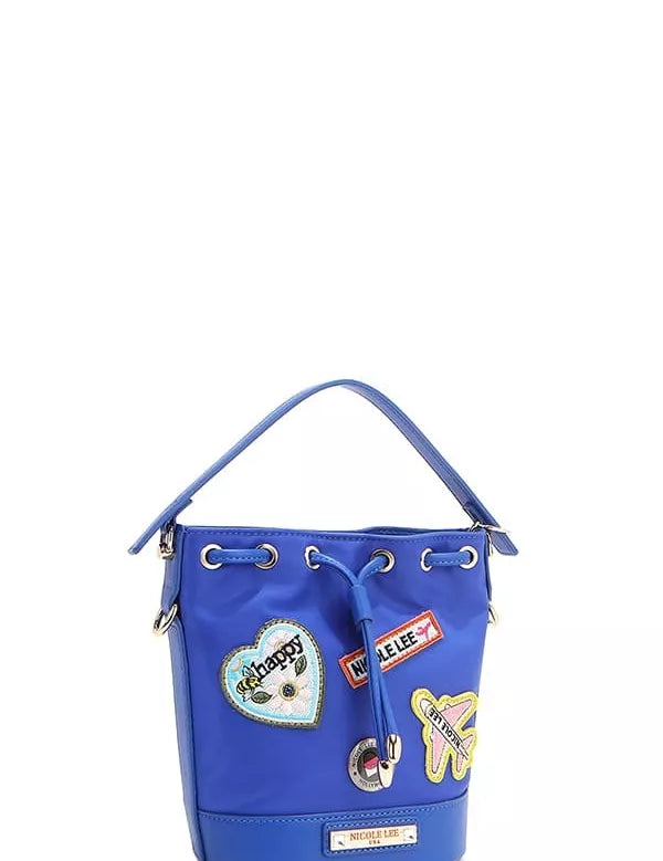 Color Patch Bucket Bag | Handbags Daverri Fashions