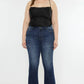Kancan Full Size Mid Rise Slim Flare Jeans - DAVERRI FASHIONS