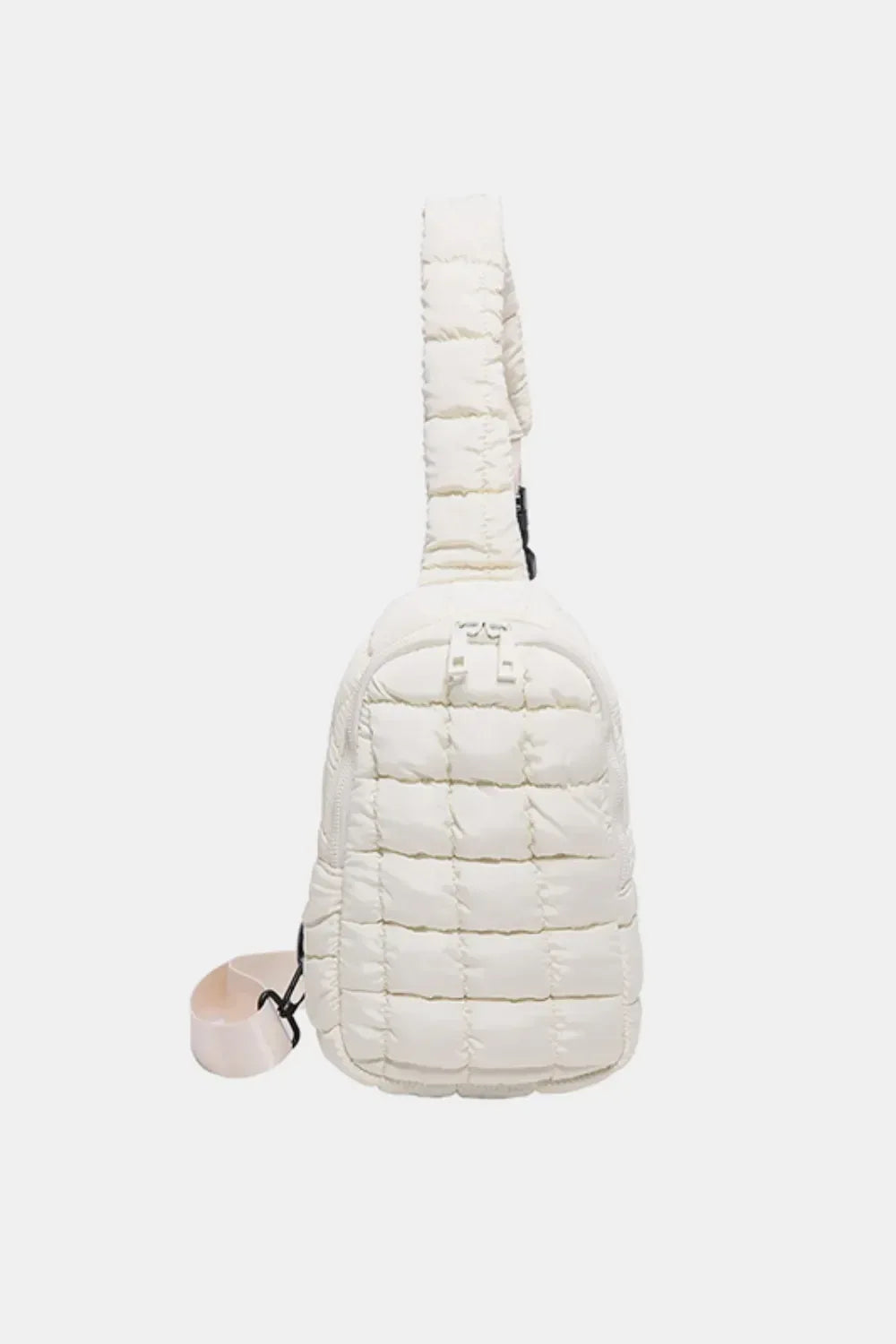 Quilted Nylon Crossbody Bag - DAVERRI FASHIONS