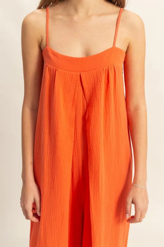 HYFVE Double Gauze Super Flowy Cami Jumpsuit Jumpsuits