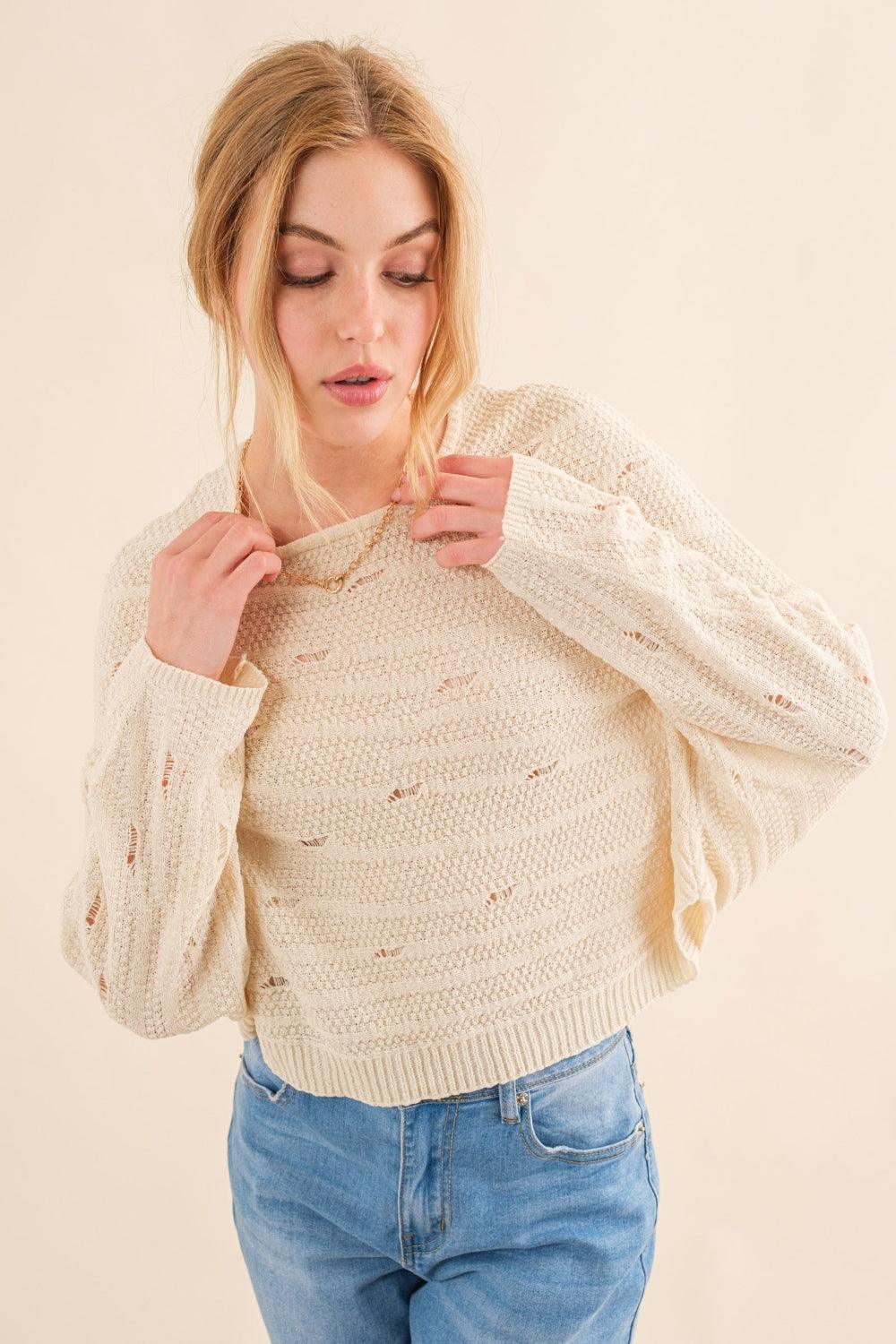 And The Why Dolman Sleeves Sweater | Sweaters Daverri Fashions