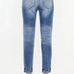 Kancan High Rise Distressed Mom Jeans - DAVERRI FASHIONS