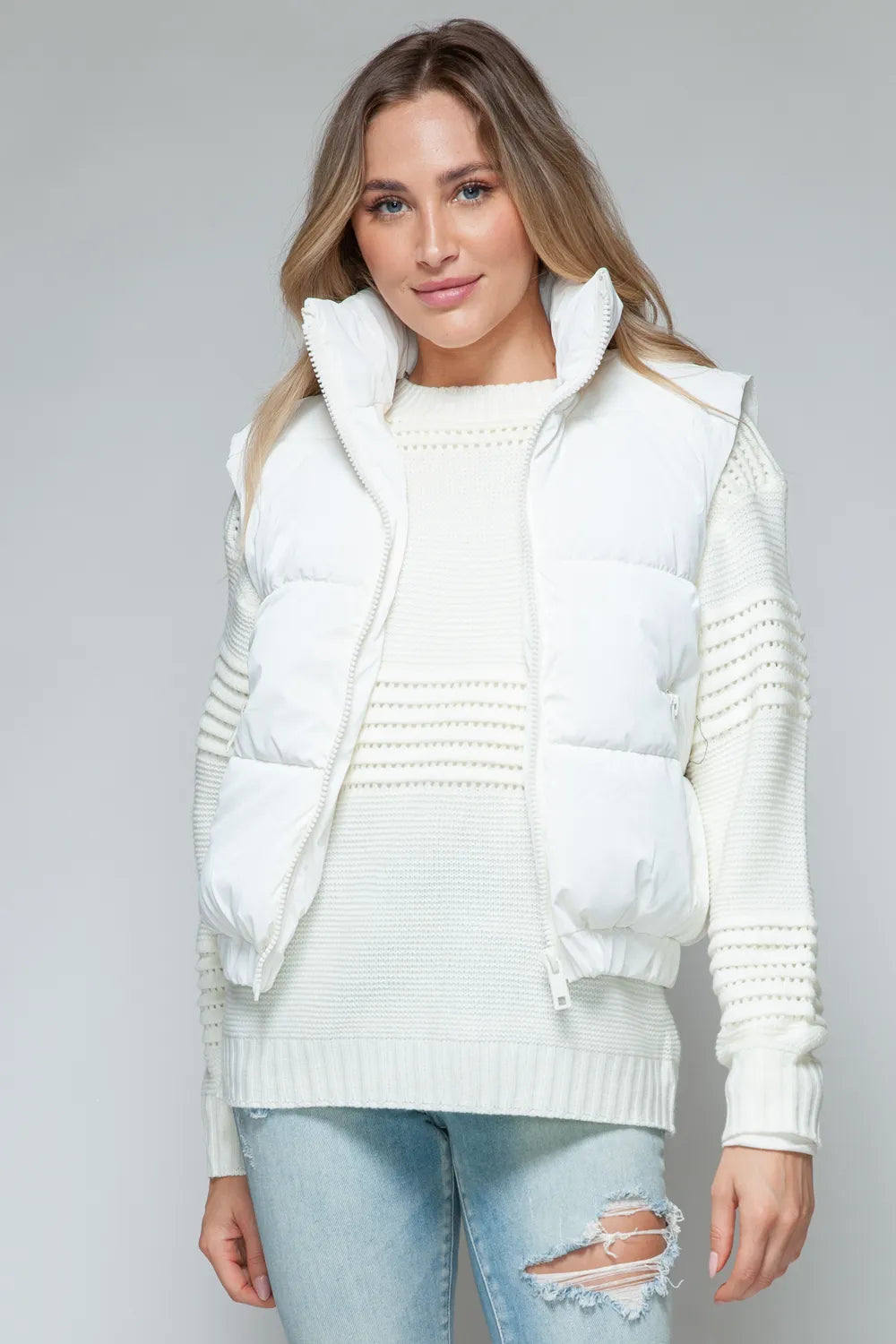 Snobbish Fine Fur Lining Quilted Vest | Vest Jackets Daverri Fashions