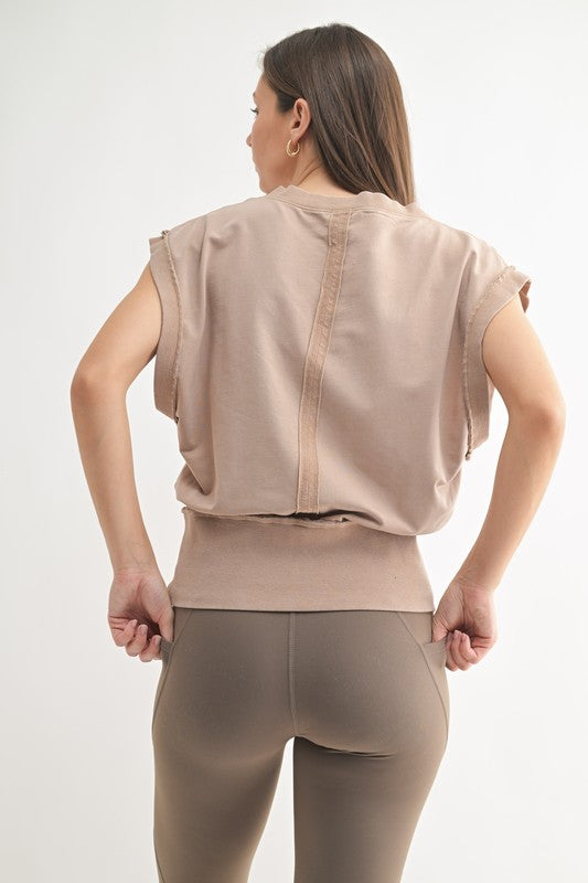 MONO B Vintage V-Neck Vest