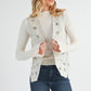 Aemi + Co Heart Rivet Detail Suede Vest Coat Vests