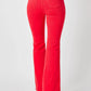 Judy Blue Full Size Hw Tummy Control Garment Dyed Flare Jeans Plus Size Jeans