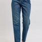 Judy Blue Full Size High Waisted Rigid Magic Non-destroy Straight Leg Jeans Plus Size - DAVERRI FASHIONS