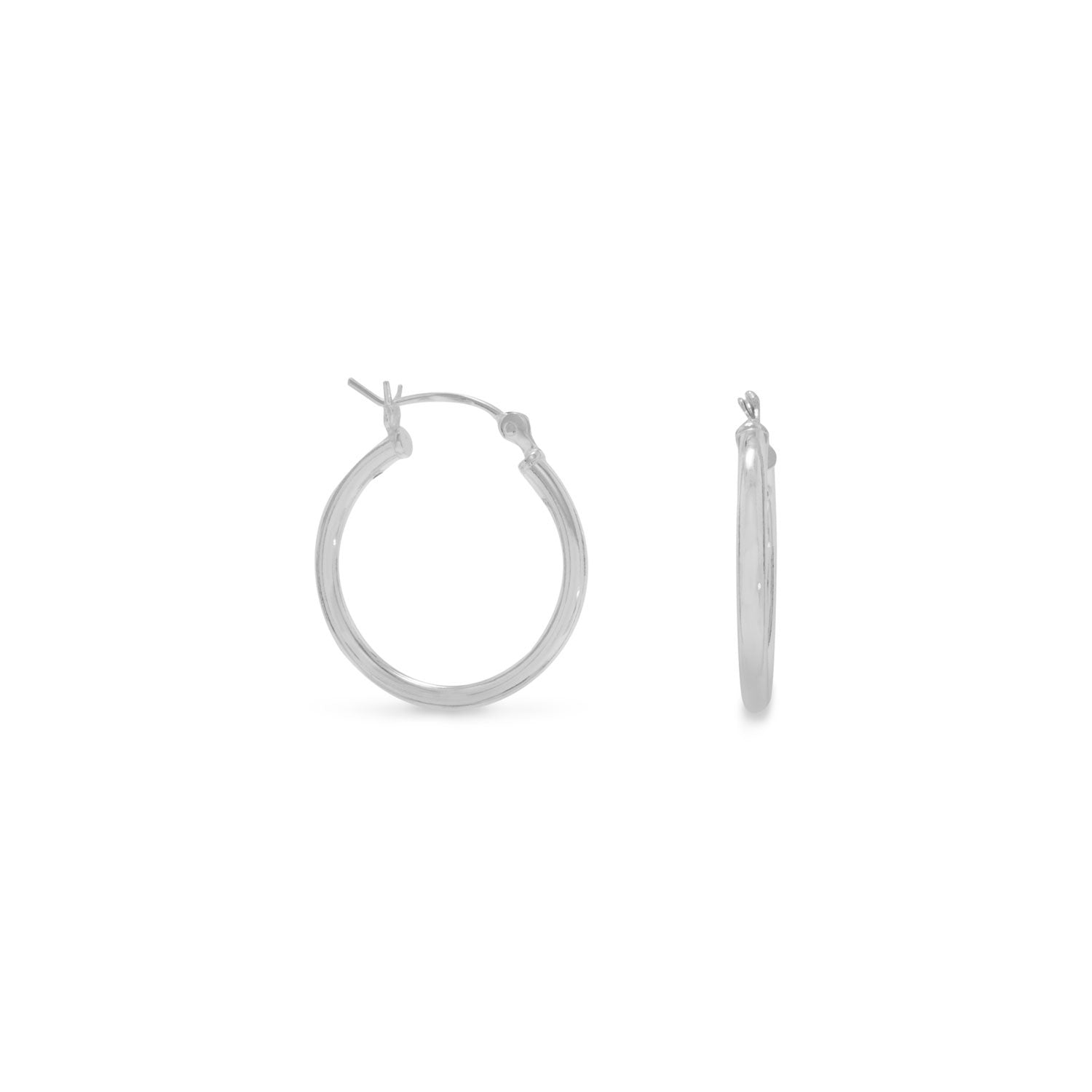 2mm x 20mm Click Hoop Earrings Default Title Earrings