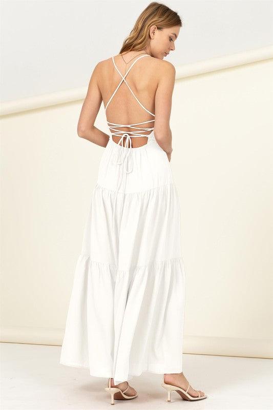 Said Yes Tiered Maxi Dress Maxi Dresses