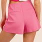 BiBi Pink Bandless Tailored Shorts Shorts