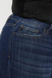Kancan Full Size Mid Rise Slim Flare Jeans | Jeans Daverri Fashions