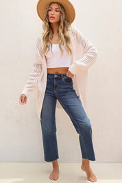 Open Front Long Sleeve Cardigan | Cardigans Daverri Fashions