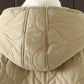 Quilted Hooded Sherpa Lined Jacket - DAVERRI FASHIONS