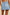 Annie Wear Button Detail Stretch Denim Wrap Mini Skort