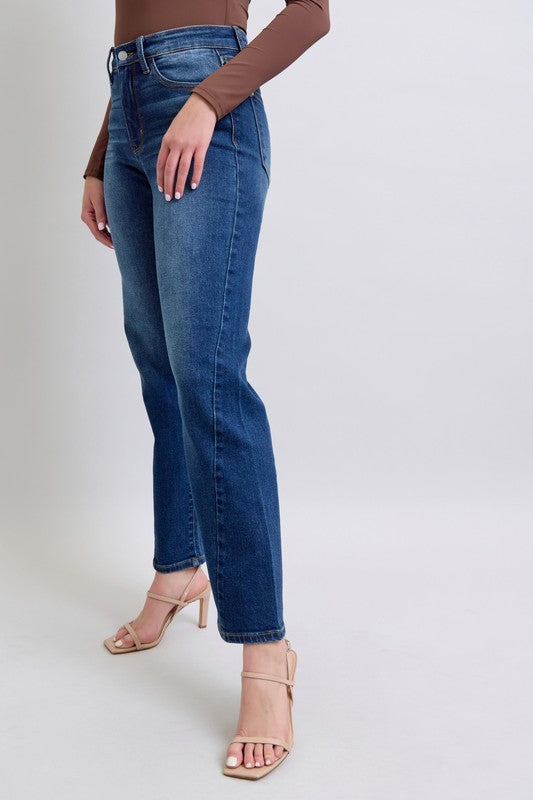 Judy Blue Full Size Side Seam Detail Straight Jeans with Pockets | Daverri Fashions
