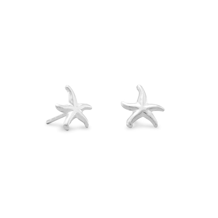 Sterling Silver Starfish Stud Earrings Earrings