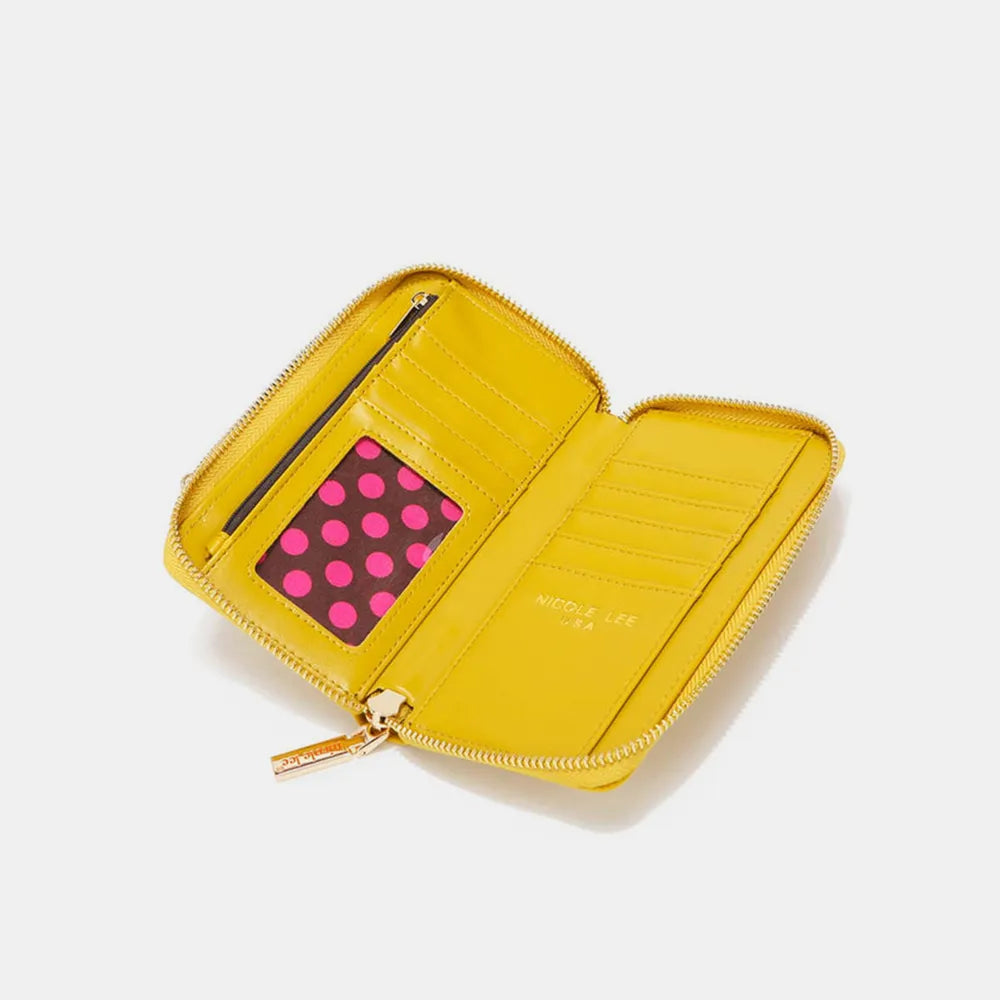 Nicole Lee USA 2 Piece Phone Case Crossbody Wallet Wallets