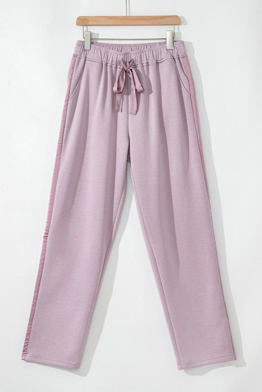 Drawstring Pants with Pockets | Loungewear Pants Daverri Fashions